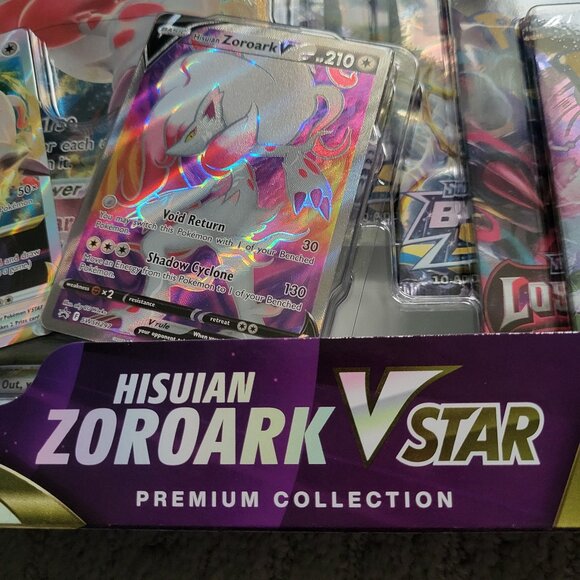 Pokémon TCG Hisuian Zoroark VSTAR Premium Collection Box 290-85084 New & Sealed - Picture 1 of 6